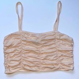 Run Knut Ruched Crop Top